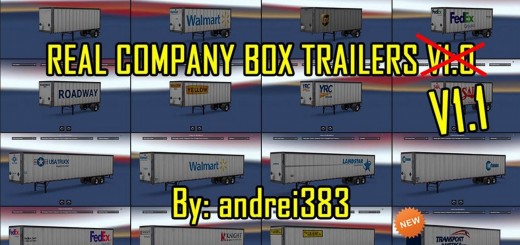 Real Company Box Trailers V1.1 1